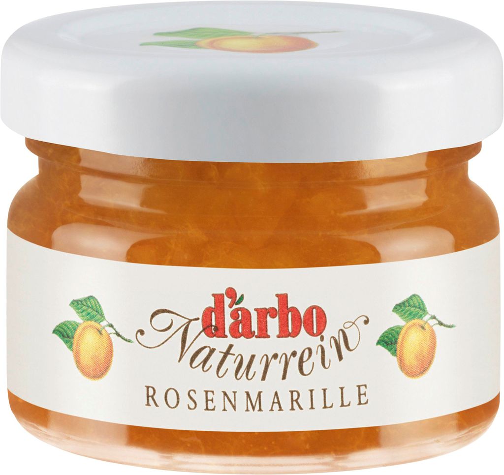 d’arbo 70000031 d’arbo Naturrein Marille Konfitüre, 60 St. Zdjęcie produktu 