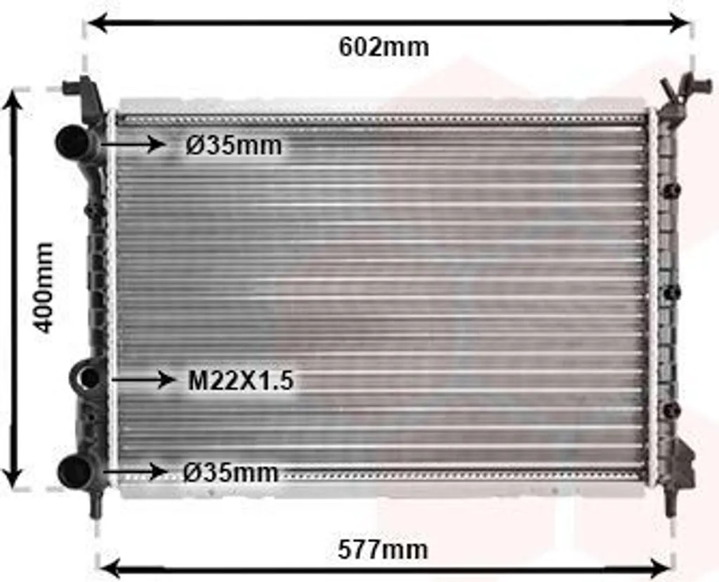 Évitez la Surchauffe avec le Radiateur VAN WEZEL pour FIAT PALIO 178DX