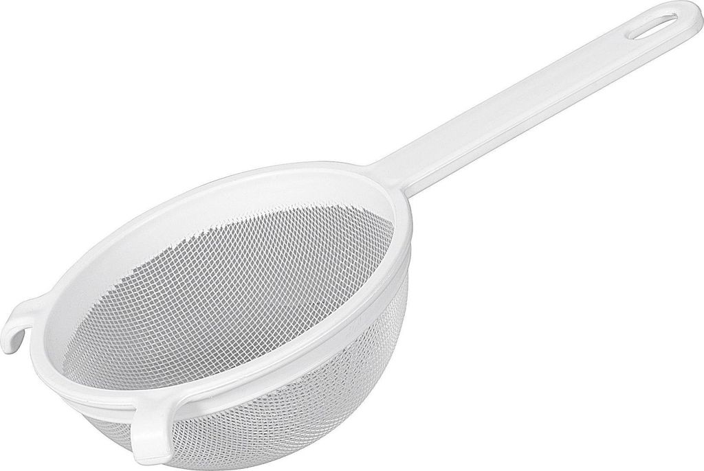 Sieb durchmesser 14 cm weißer kunststoff Metaltex 111614 Produktbild 