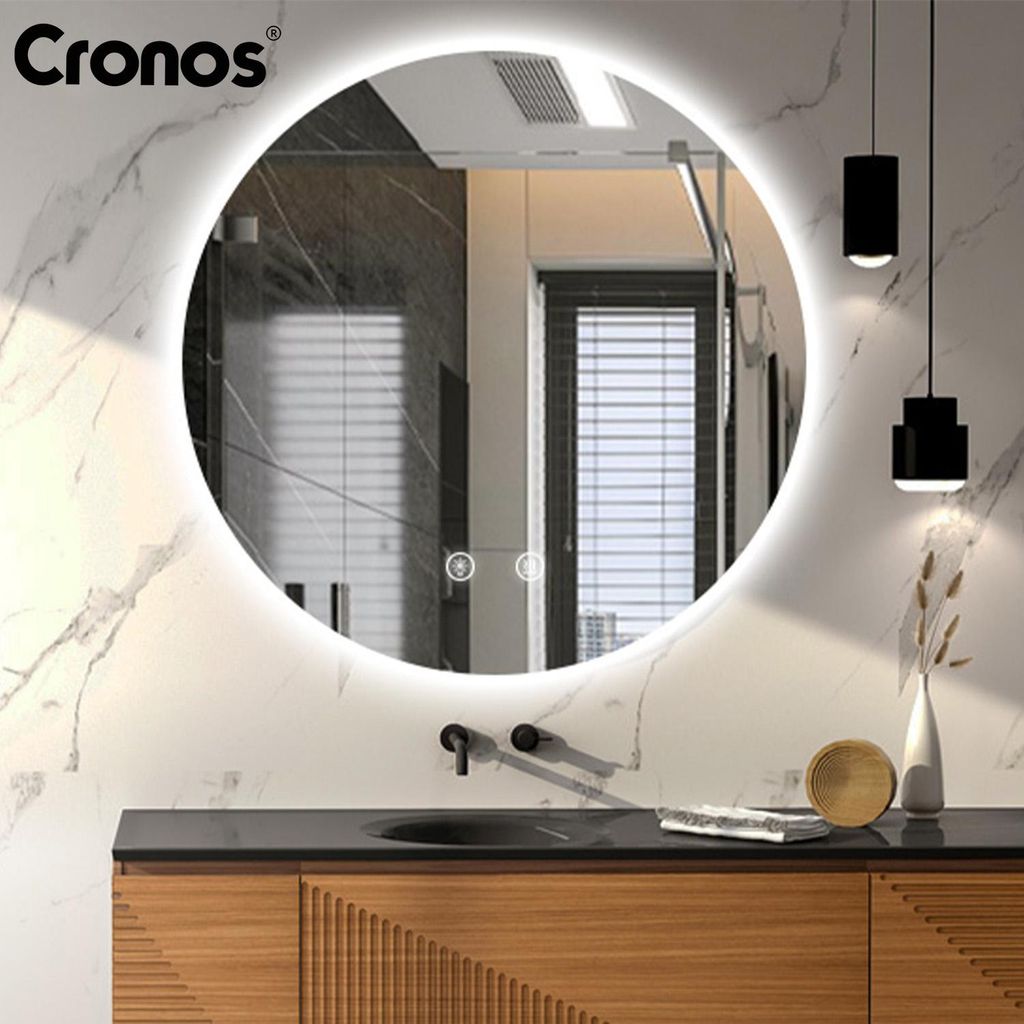 Lustro podgrzewane Cronos okrągłe 80cm Zdjęcie produktu 