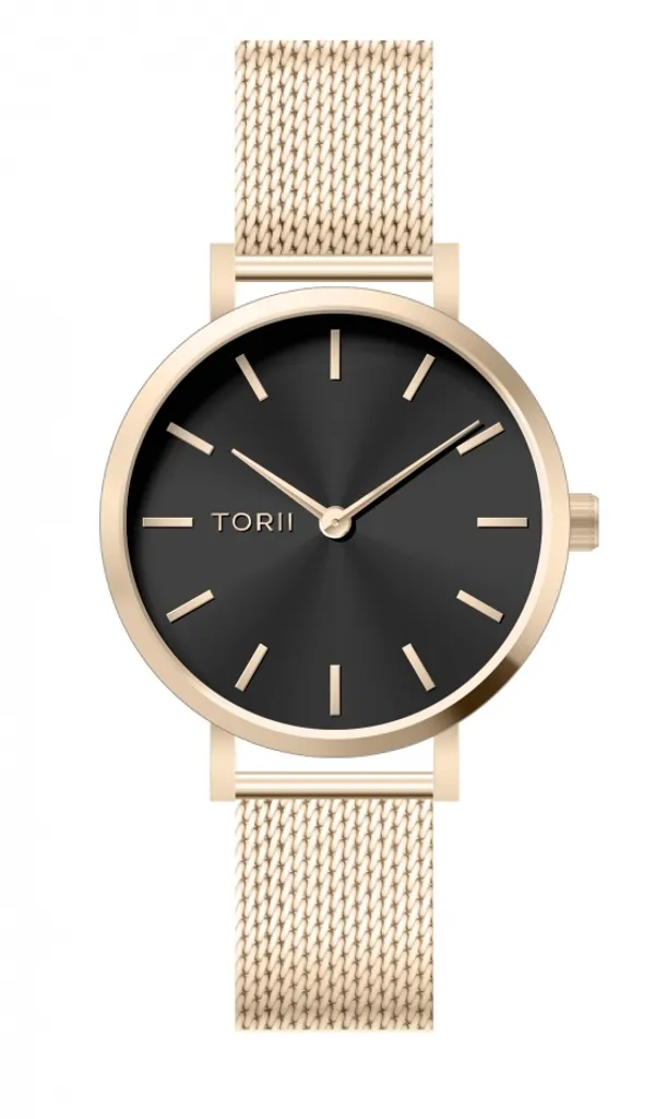 Montre femme TORII L34LS.BL or rose : fini les bijoux qui ternissent