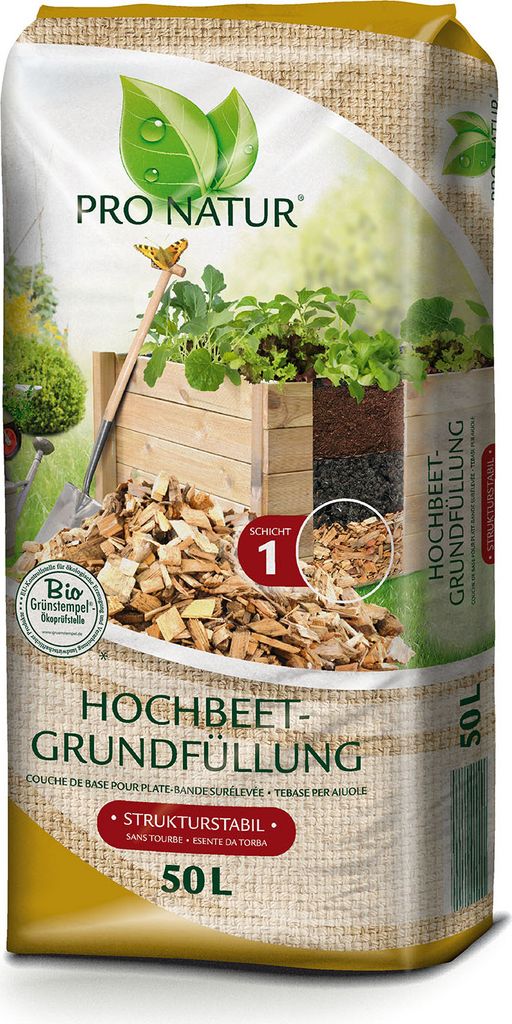 Pro Natur Hochbeet-Grundfüllung 50l Produktbild 