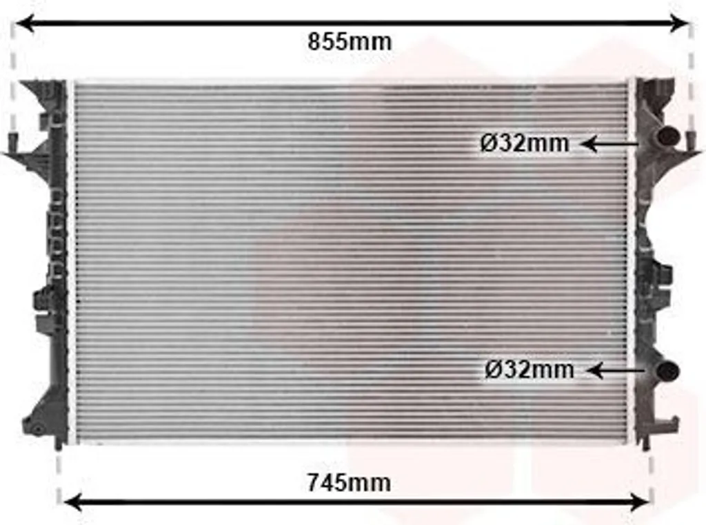 Radiateur de moteur pour résoudre la surchauffe sur Renault Vel Satis