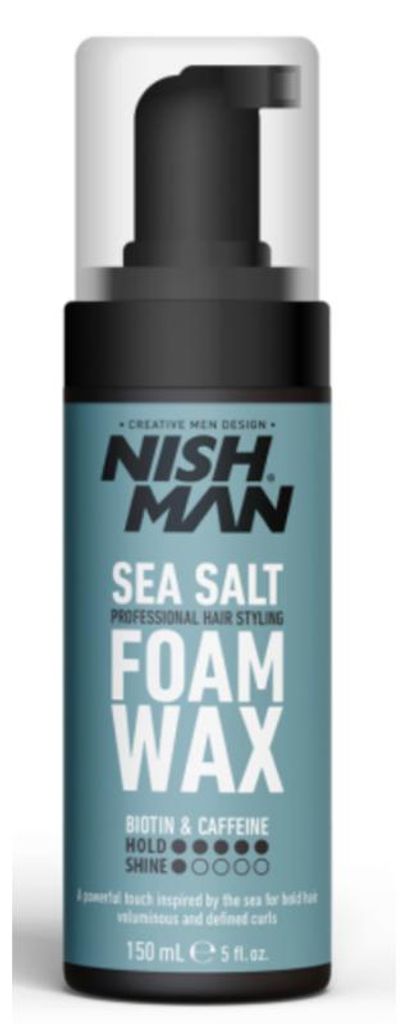 Nishman | Sea Salt Foam Wax - 150 ml - Cire au sel marin - Image du produit 