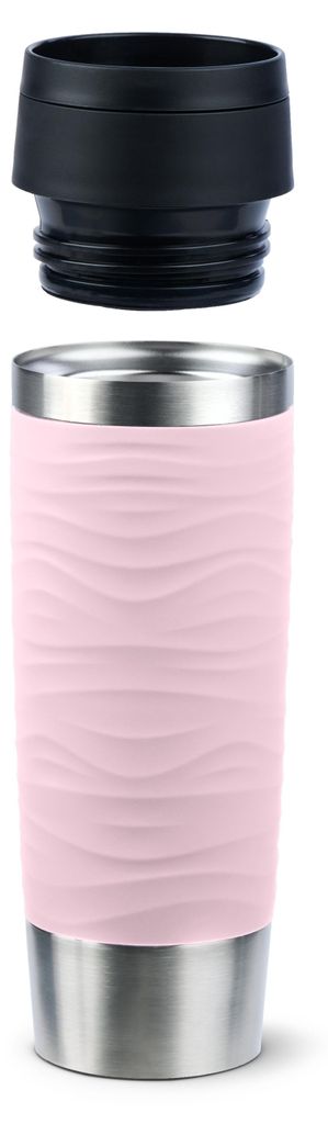 EMSA geïsoleerde beker "Travel Mug Wave", roestvrij staal, Productafbeelding 