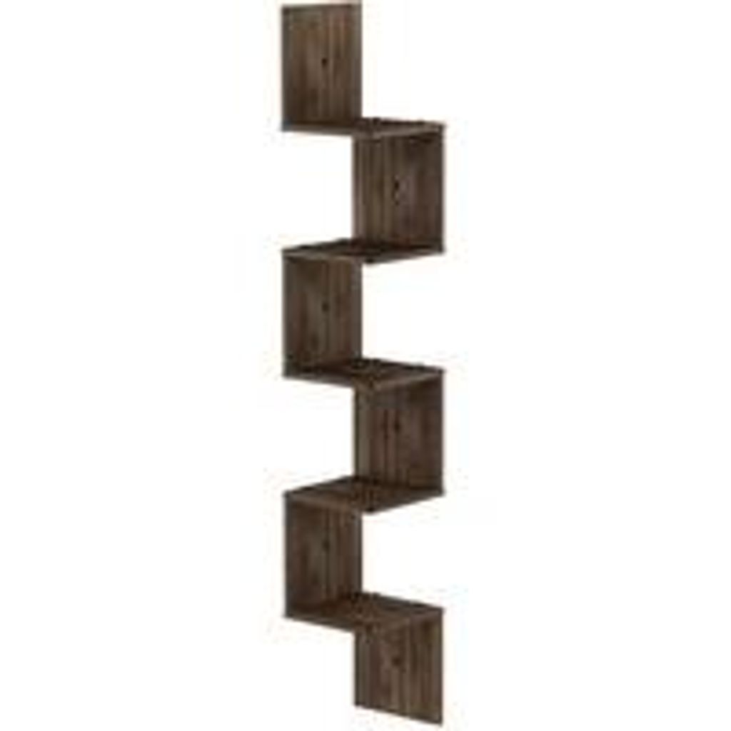 Furinno, plateau en bois à 5 niveaux, bicolore, carré, à Image du produit 
