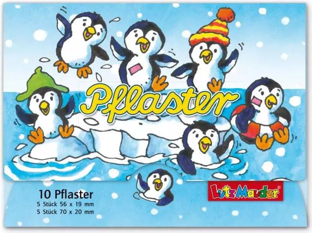 Kinderpflaster Pinguine Briefchen 10 St