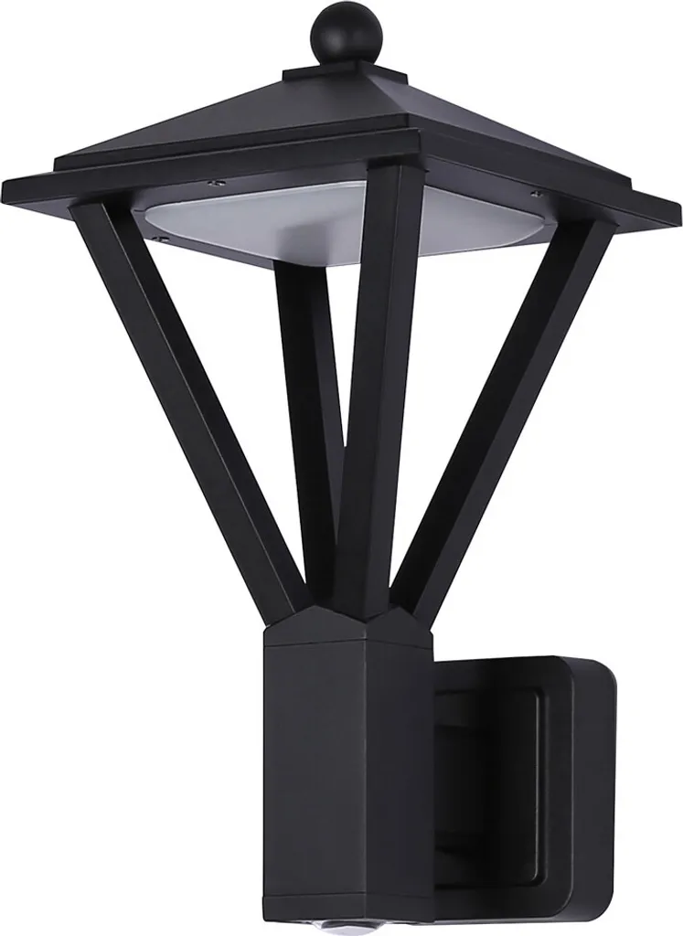 Applique Murale Extérieure LED Design Conique Noir Sablé IP54 BONS