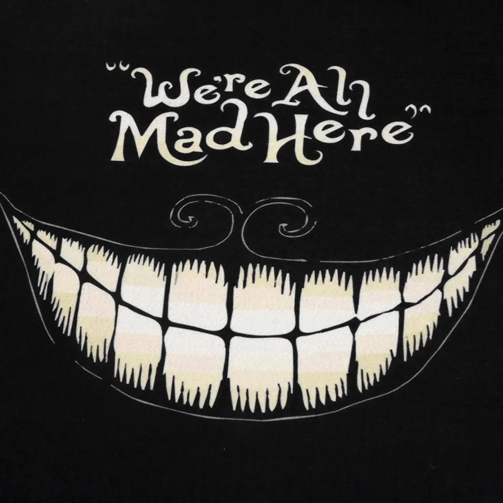 Paillasson Antidérapant en Caoutchouc Humour We're All Mad Here 40x60cm