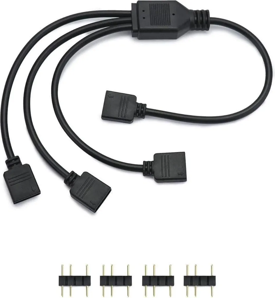 Câble ARGB pour synchroniser 3 ventilateurs PC sur une carte mère