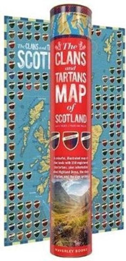 The Clans and Tartans Map of Scotland