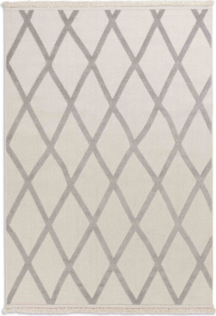 SCHÖNER WOHNEN-Kollektion Outdoor Teppich SUMMER Hellgrau 80 x 150 cm
