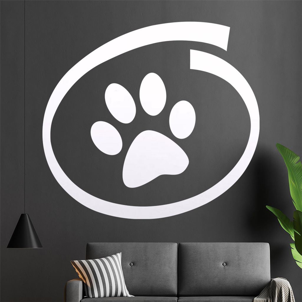 Bär inside Wandtattoo in 6 Größen - Wandaufkleber Wall Sticker - Dekoration, Küche, Wohnzimmer, Schlafzimmer, Badezimmer