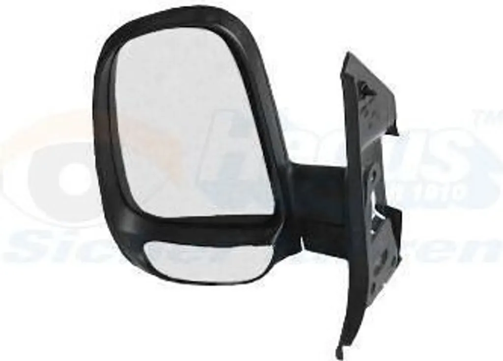 Miroir de rétroviseur gauche asphérique convexe avec vision élargie