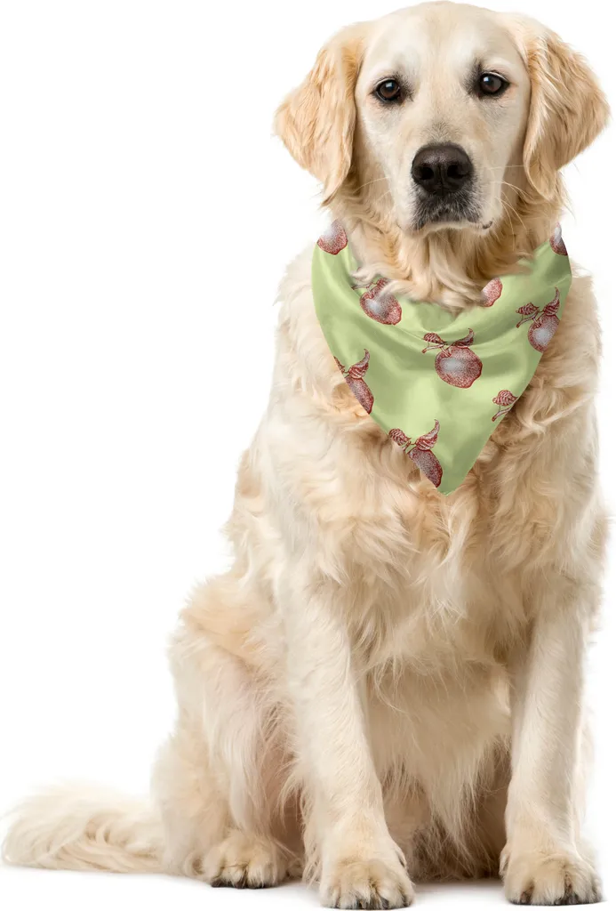 Foulard Vintage per Animali ABAKUHAUS - Motivo Mela e Natura 40x40 cm
