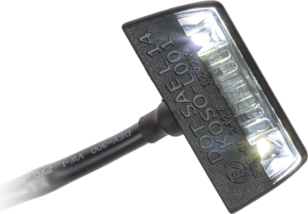 LED-Kennzeichenbeleuchtung Blade schwarz