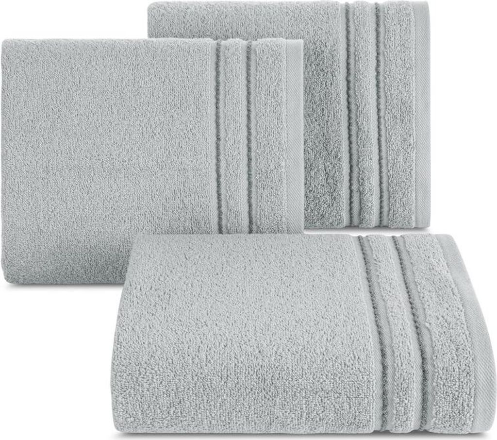 Eurofirany 427874, 50 x 90 cm, Baumwolle, Polyester, Silber, 1 Stück(e)