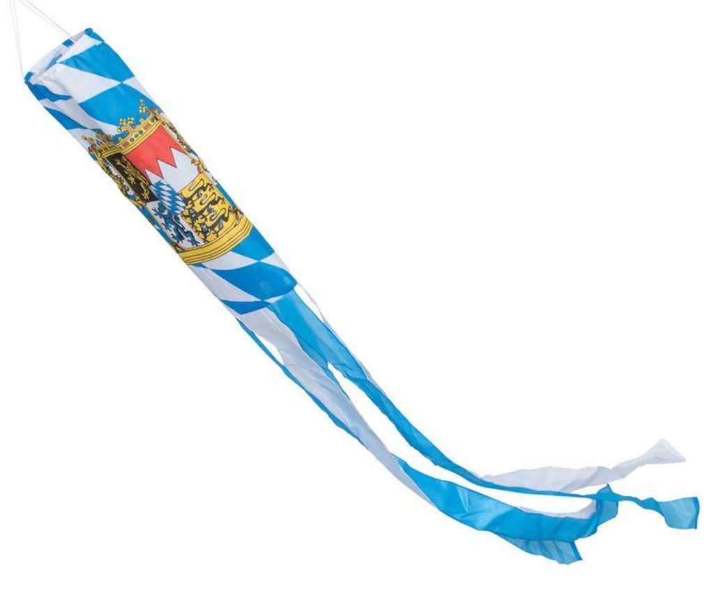 Windsack Bayern Design aus Polyester, 100/65 cm, UV- & Produktbild 