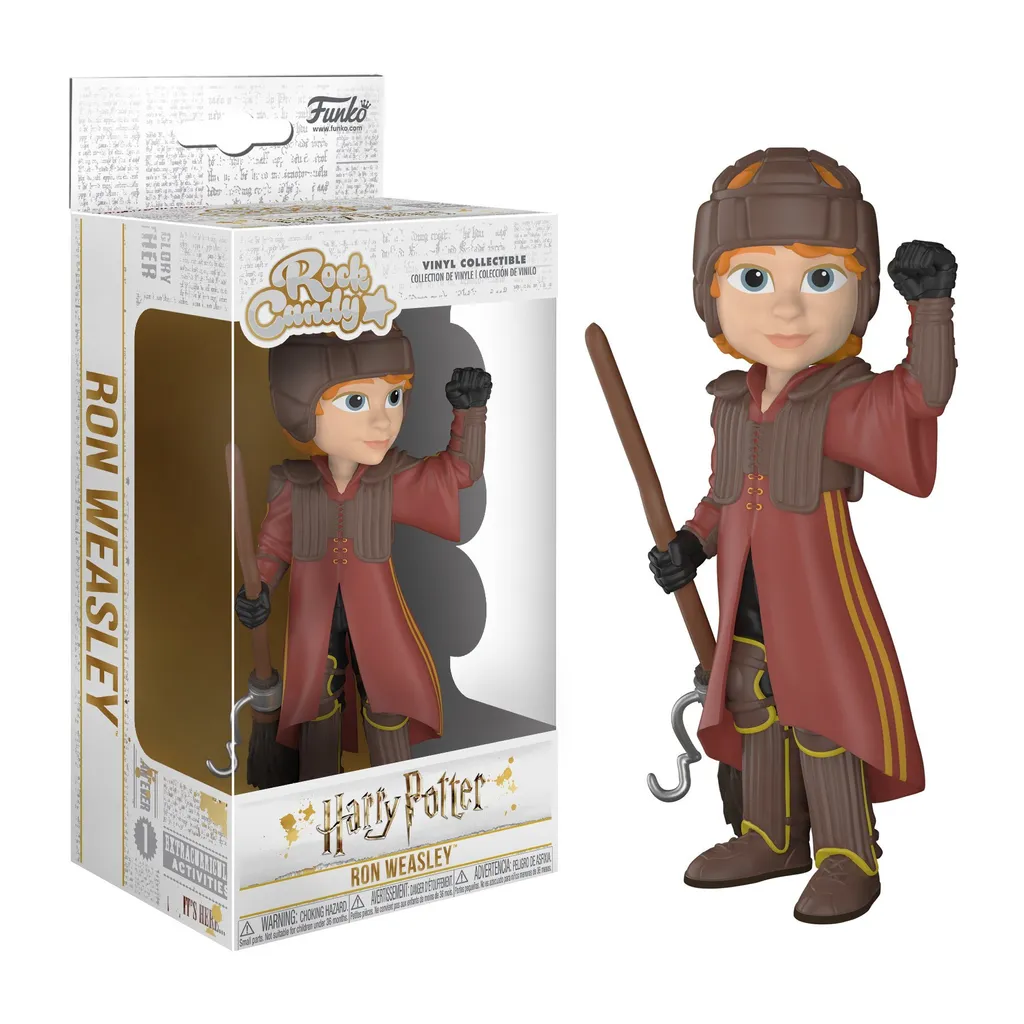 Figurine Ron Weasley Quidditch Rock Candy authentique en vinyle