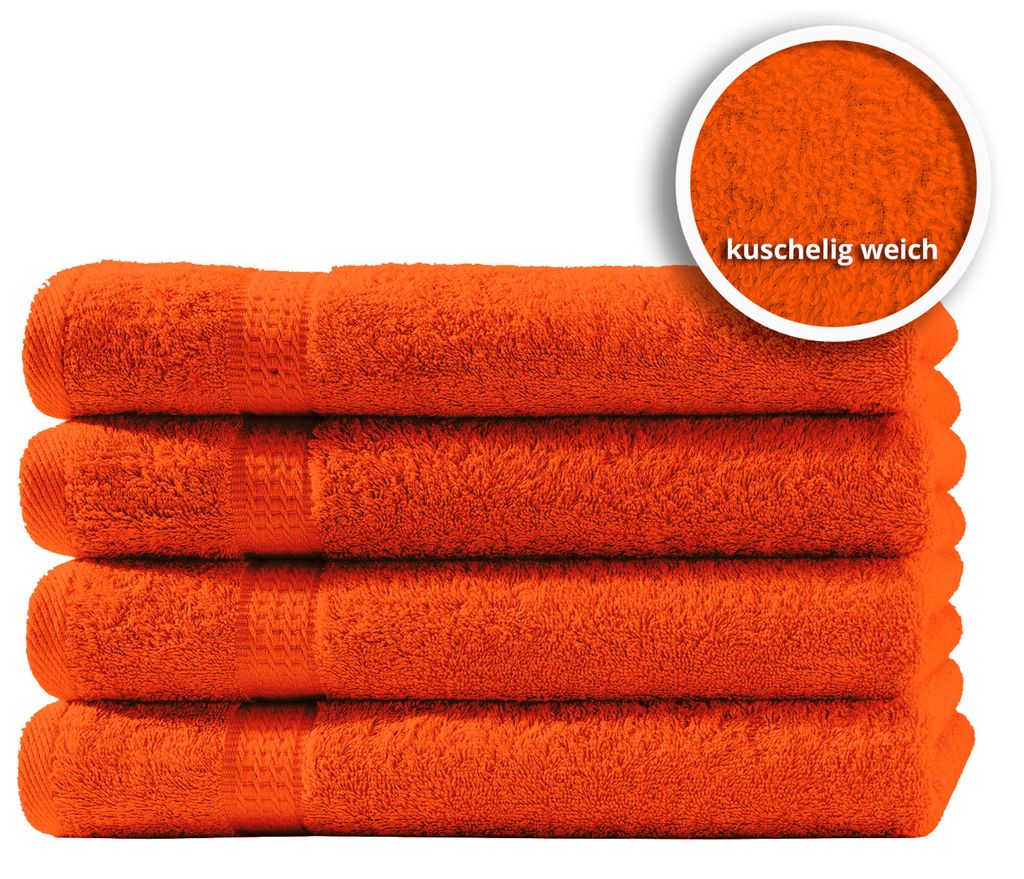 4er Set Gästetücher Handtücher Duschtücher Badetücher Produktbild 