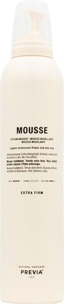 Previa Finish Organic Hydrolized Verbascum Thapsus Flower Mousse 300ml - extra starker Schaum