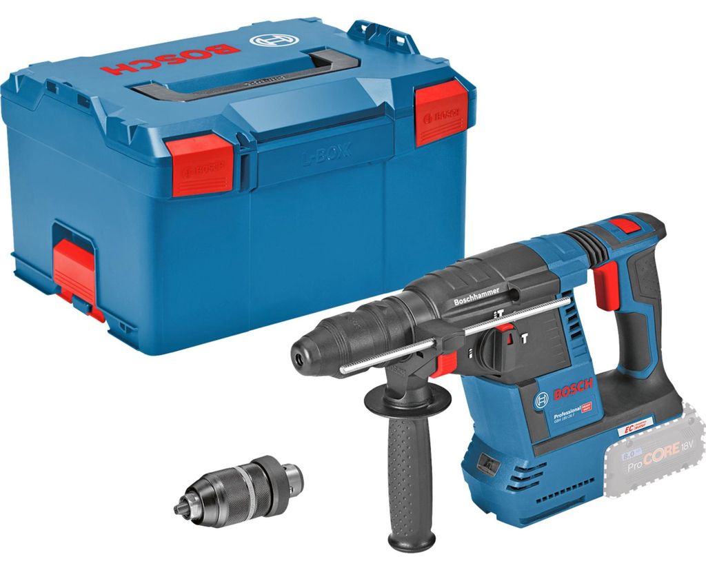 Bosch GBH 18V-26F PROFESSIONAL, SDS Plus, Černá, Modrá, Obrázek produktu 