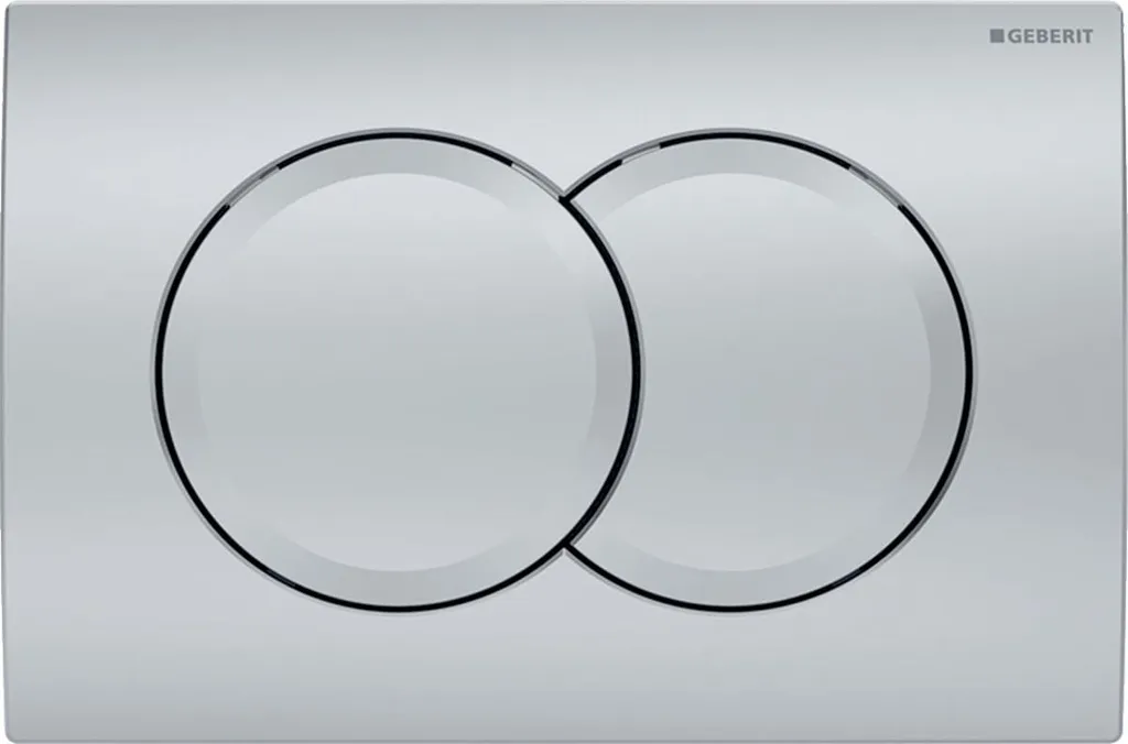 Geberit Delta01 Cromo Opaco 115.107.46.1 - Placca WC Alta Resistenza