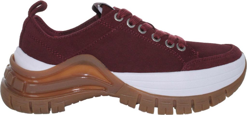 Calvin Klein T Damen Halbschuhe aus Wildleder burgundy 41