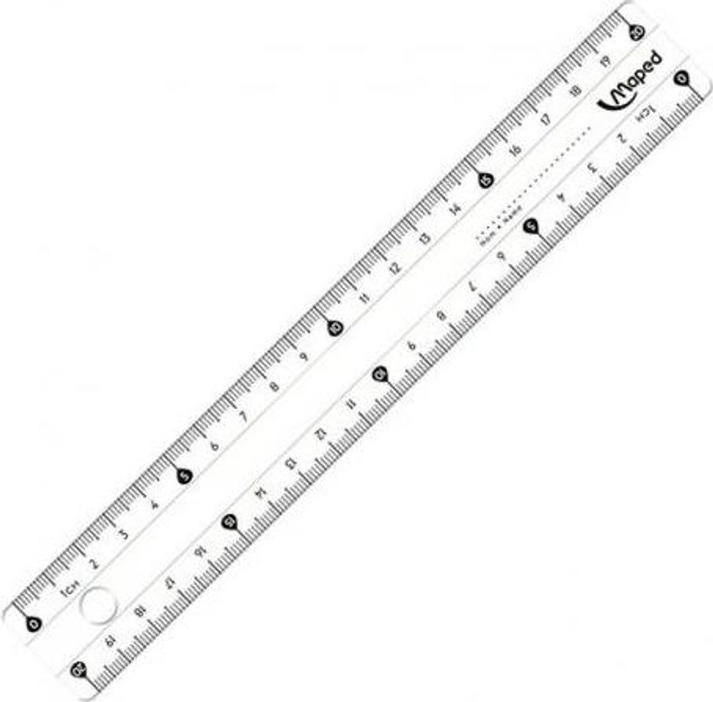 Linijka płaska Maped Start 146, 200 mm, wykonana z tworzywa Zdjęcie produktu 