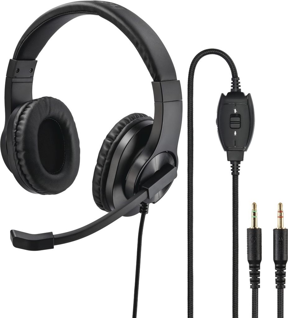 Hama PC-Office-Headset "HS-P300", Stereo, Schwarz