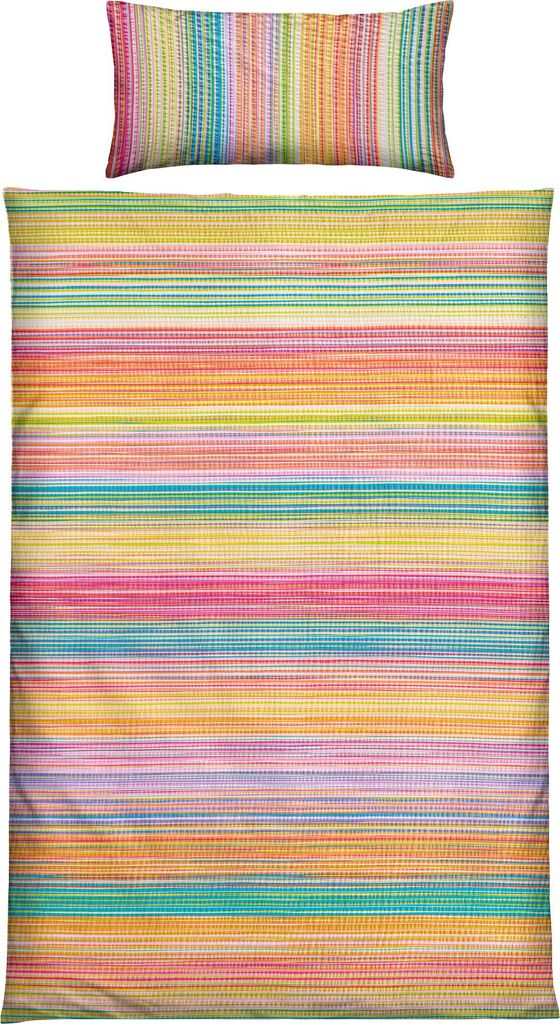 Erwin Müller Bettwäsche bunt 1x 135x220 cm + 1x 40x80 cm