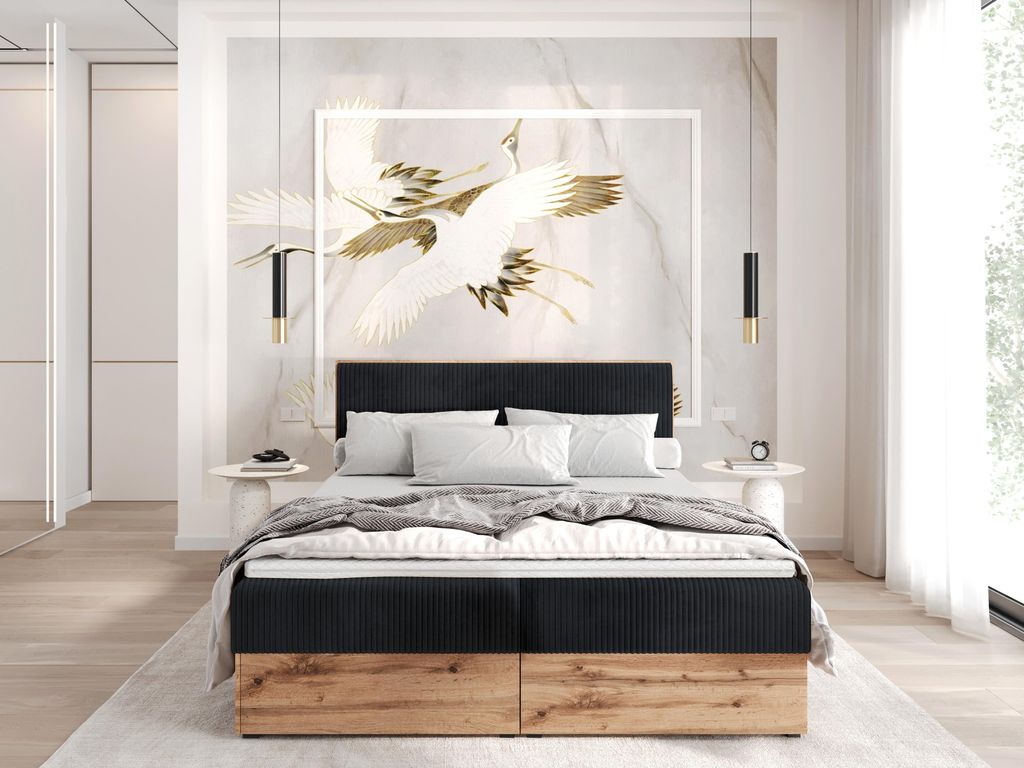Boxspringbett TILIA-120x200cm Produktbild 