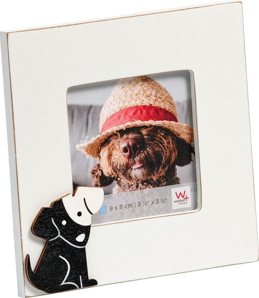 Walther, CD909W,Portraitrahmen Hund, 9x9 cm, weiss Produktbild 
