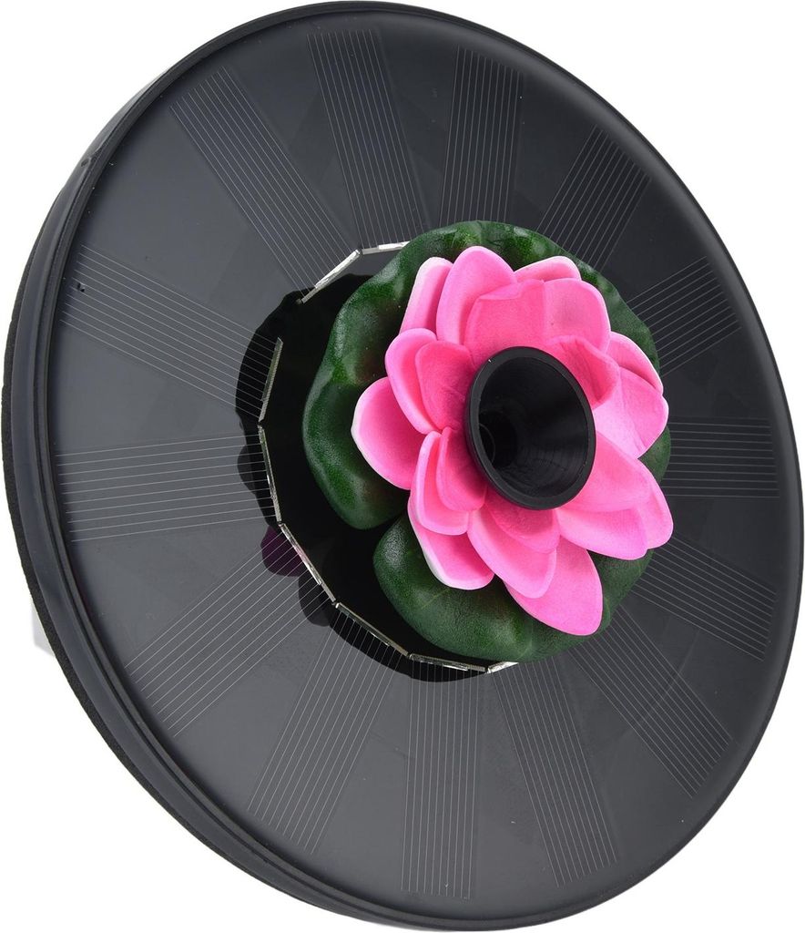 Lotus Solar Fountain Wasserpumpe Floating Mini Solar Powered Water Fountain für Vogeltränken Garten Teich Pool Outdoor2