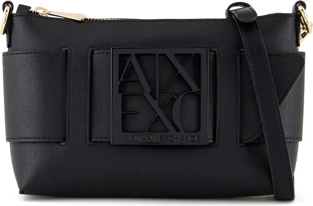 Sac épaule Armani Exchange Susy Noir - Sac à main élégant pour femme