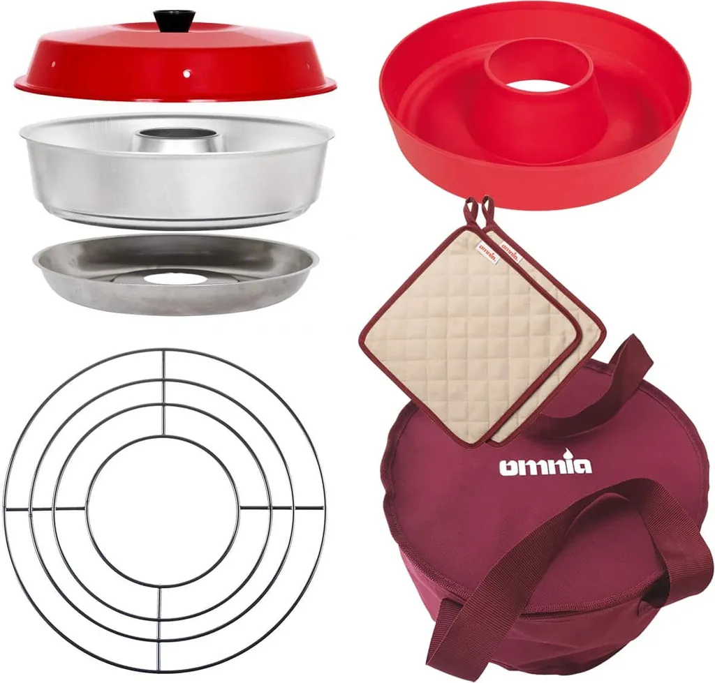 Set d'accessoires de cuisson Omnia 5 pièces pour four de camping-car - 18