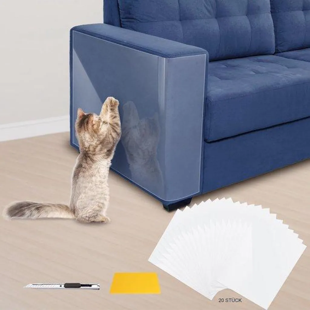 Sauvez vos meubles des griffes de chat : lot de 20 films invisibles