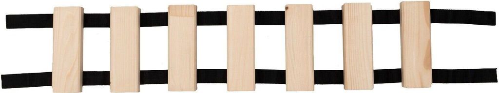 Hängebrücke für Katzen Kletterwand Katzenmöbel Wandmontage 7 Stufen Holz Kiefer 9957