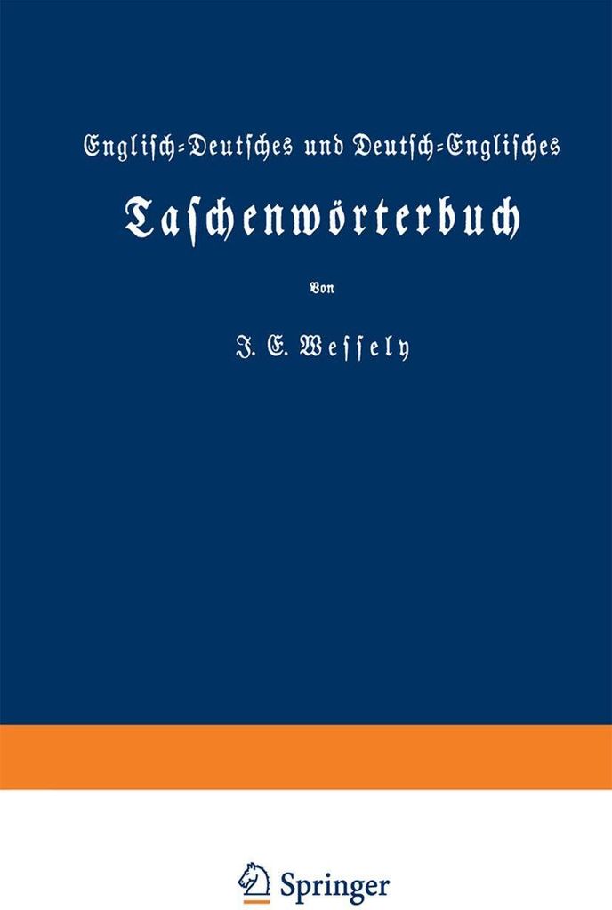 Englisch-Deutsches und Deutsch-Englisches Taschenwörterbuch