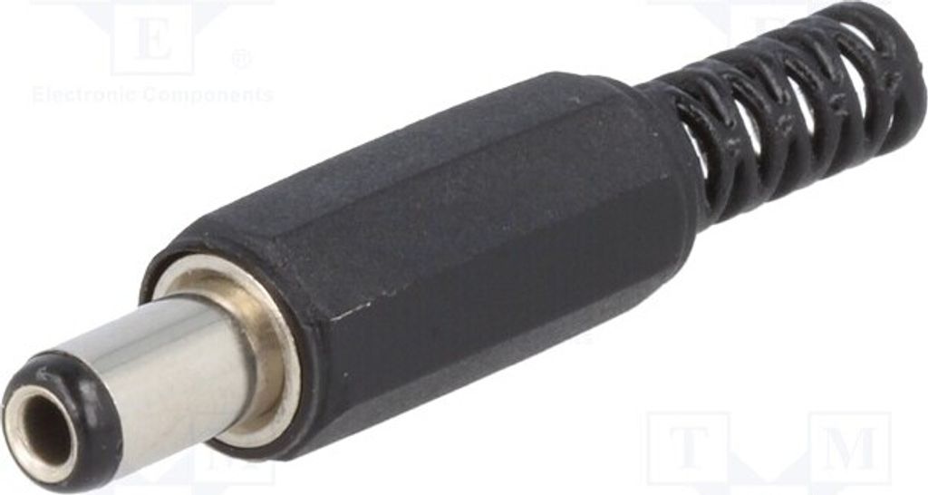 5x Stecker 5,5mm zur DC-Stromversorgung 5,5/2,5mm weiblich 9mm DC Steckverbinder