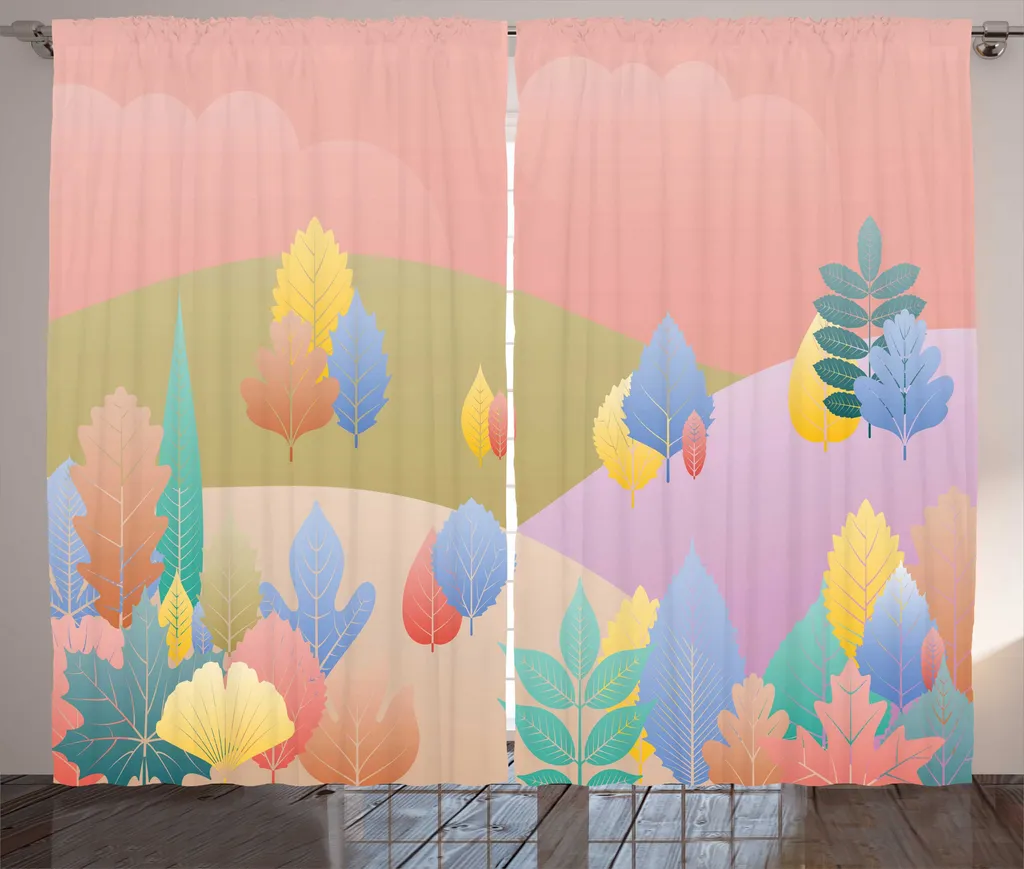 Rideau grande largeur 280x225 cm facile à poser pour vis-à-vis chambre
