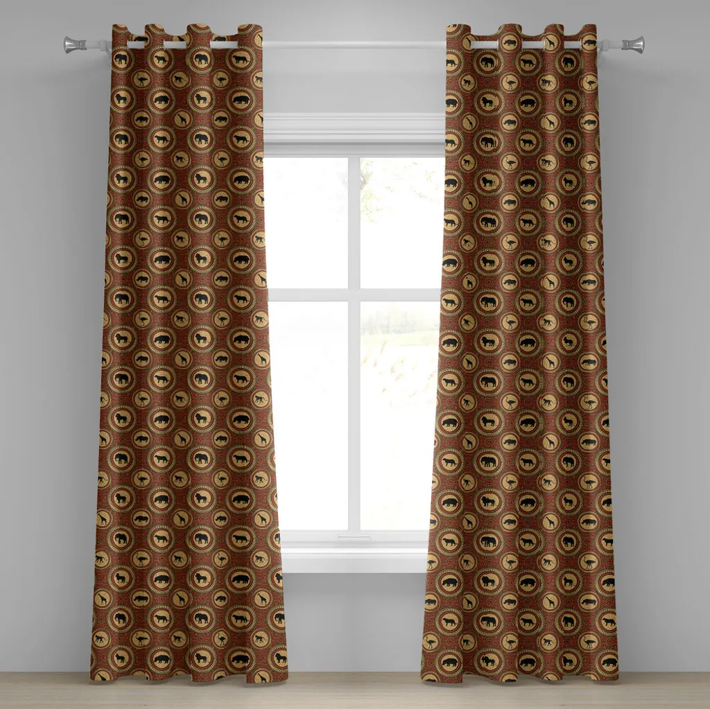 Tende Decorative ABAKUHAUS Etniche | Motivo Animali Safari 280x245