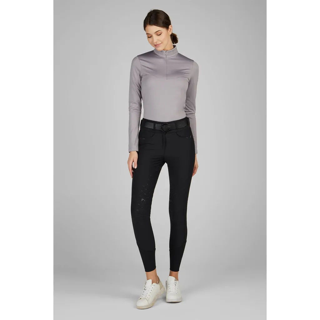 Haut technique Pikeur Selection Cloud Lilac stretch et zippé taille 42 - 5