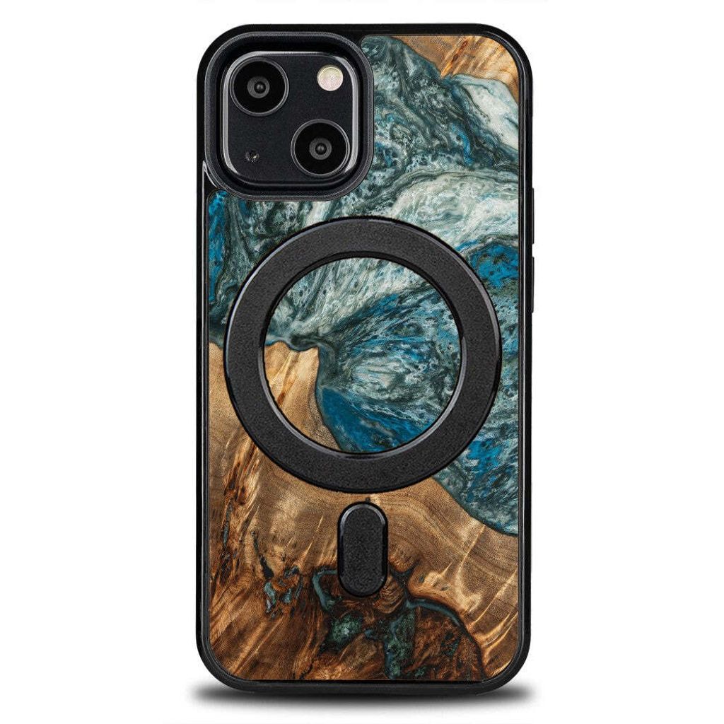 Bewood Unique Case für iPhone 13 Mini - Planeten - Erde mit MagSafe