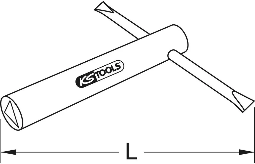 KS Tools BRONZEplus Clé à Douille 3 Pans M10 Antidéflagrante Outillage - 2