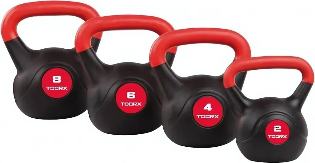 Kettlebell 4kg en PVC Toorx Fitness pour Renforcement et Fitness à Domicile