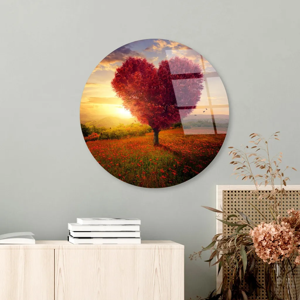 Wallity UV-1147 Quadro in Vetro Temperato 30x30 - Arredo Casa Elegante