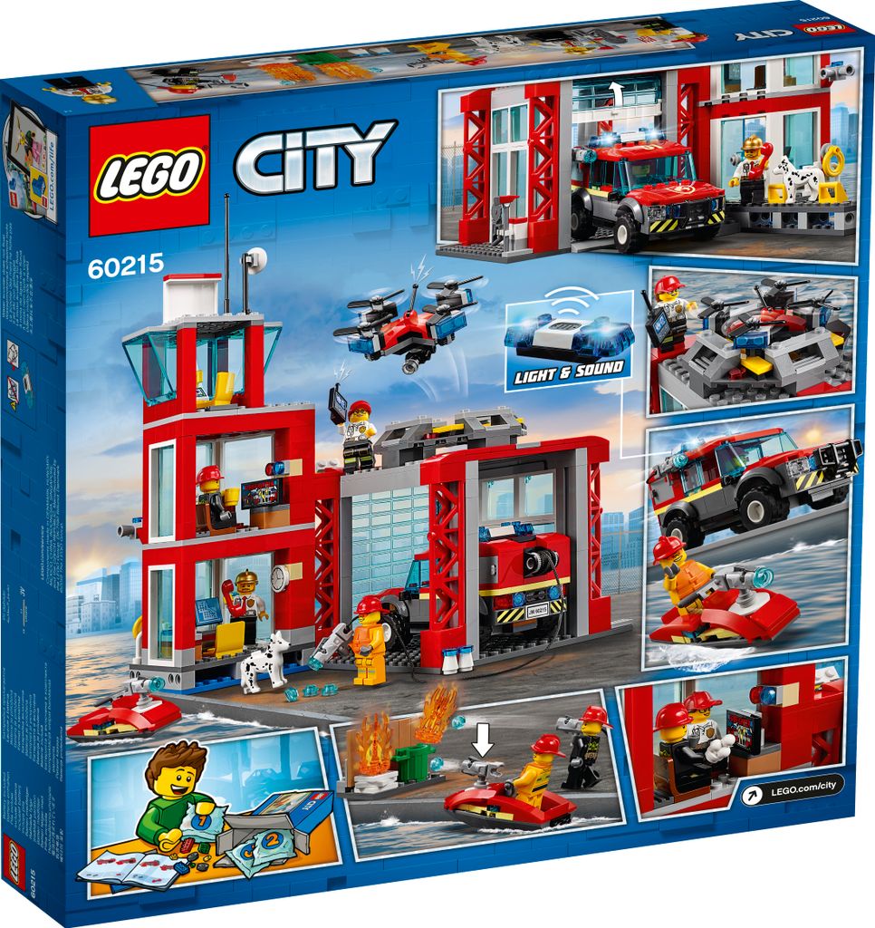 LEGO® 60215 LEGO® City 60215 Feuerwehr-Station Bausatz Immagine del prodotto 