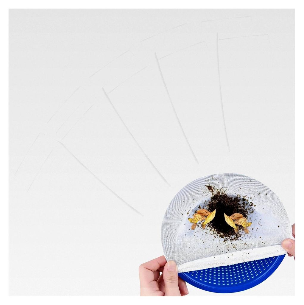 10 Stück Pool Skimmer Socken, Leicht zu reinigende Filtersocken für den Pool, Dauerhafte elastische Nylonfilter für Pool-Skimmer, Oberflächensk...