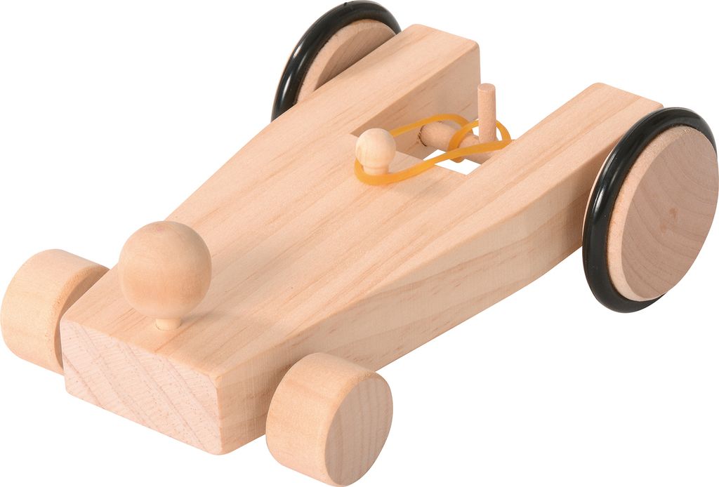 EDUPLAY 210277 Auto mit Gummiantrieb, 14 x 9,5 x 4,5 cm, Produktbild 